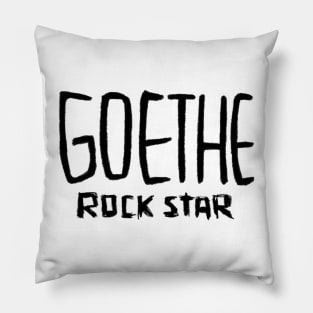 Goethe, Rock Star of Literature Pillow