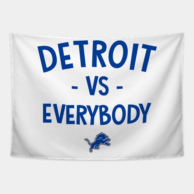 Detroit vs Everybody Tapestry by elegantelite