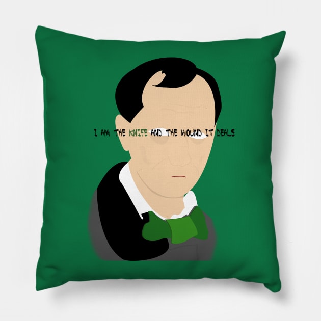 Baudelaire Pillow by Creotumundo