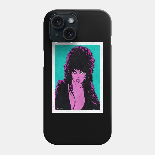 ELVIRA - MISTRESS OF THE DARK (Pop Art) Phone Case by Famous Weirdos