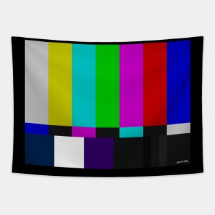 TV Color Bars Tapestry