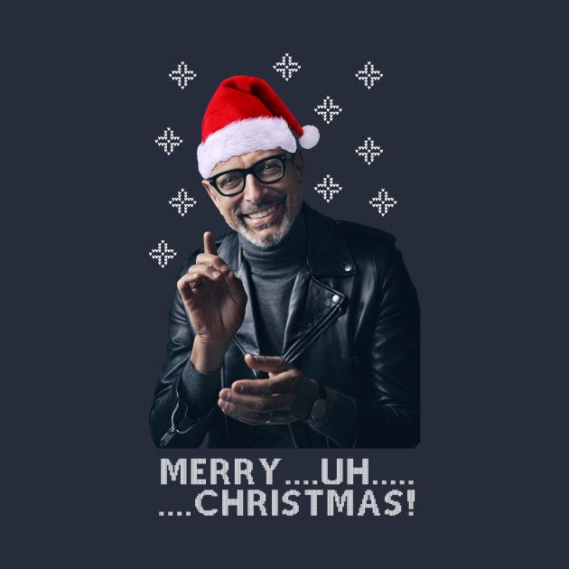 Jeff Goldblum Merry Uh Christmas by Nova5