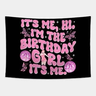 Its Me Hi Im The Birthday Girl Music Family Matching Tapestry