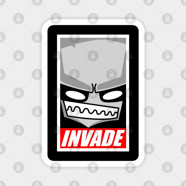 Invade! Magnet by nickbeta