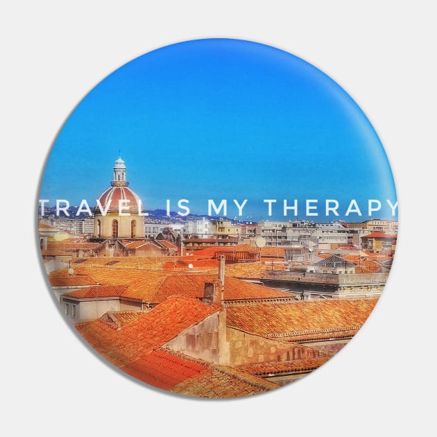 Travel is my therapy Pin by kourai