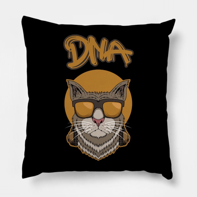 DNA #125 Pillow by DNA Tees