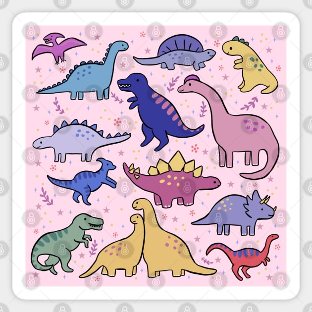 Dinosaurios  Dinosaur stickers, Dinosaur illustration, Aesthetic stickers
