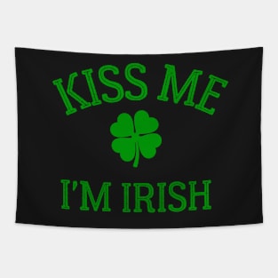 KISS ME I'M IRISH | Fun for St. Patrick's Day | T Shirts, Sticker Packs And More Tapestry