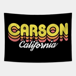 Retro Carson California Tapestry