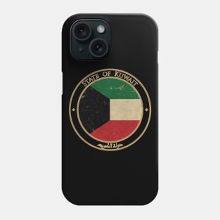 Vintage State of Kuwait Asia Asian Flag Phone Case