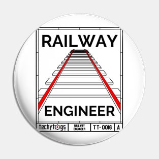 Railway Engineer Pin