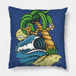 Palm Shaka Pillow