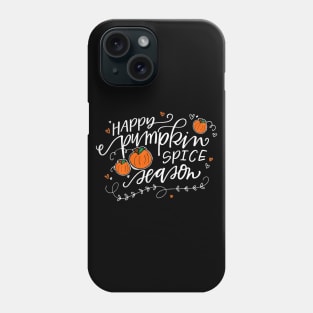 Women Distressed Pumpkin Spice Fall Season Halloween Phone Case