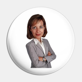 West Wing - CJ Cregg Bobblehead Pin