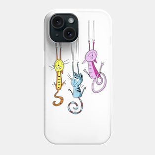 Scratch me kitty Phone Case