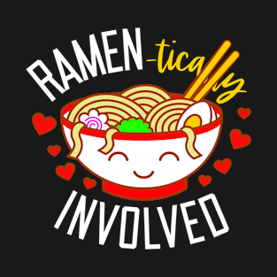 Cute Kawaii Asian Ramen Noodles Lovers T-Shirt