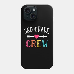 Third Grade Teacher T-Shirt Back To School 3rd Grade Crew Phone Case