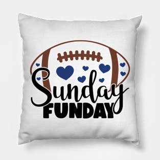 Sunday Funday Football Pillow