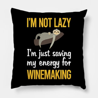 Saving Energy For Winemaking Winemaker Pillow