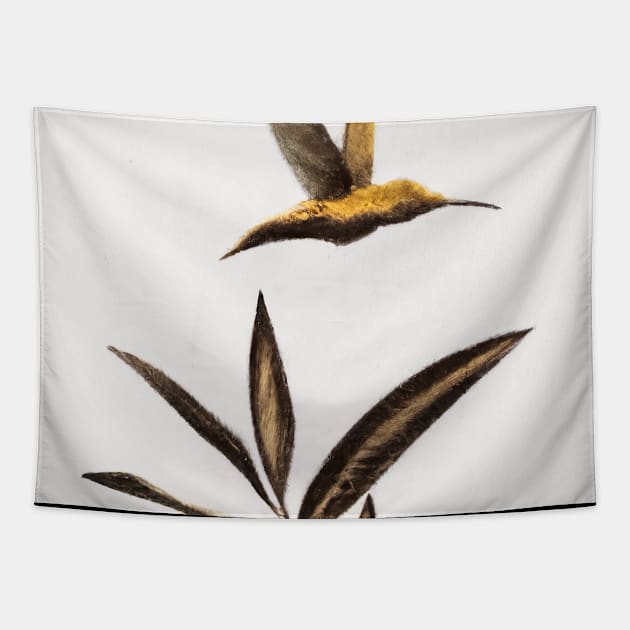 Abstract Bird Tapestry by maxcode