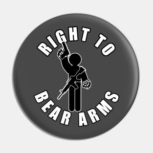 The Right To Bear Arms Pin