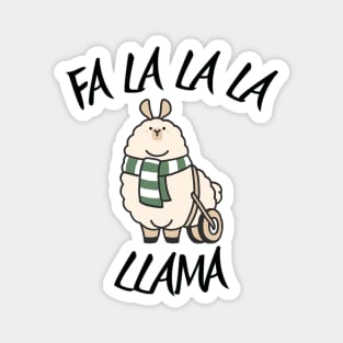 Falalala Llama Holiday Design Magnet