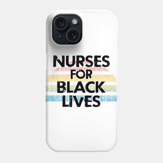 Nurses against racism. White coats for black lives. End police brutality. Fight systemic racism. Equality. Standing in solidarity. One race human. We all bleed red. Stronger together Phone Case by IvyArtistic