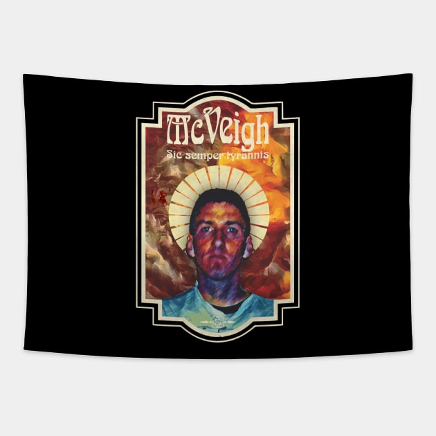 Timothy McVeigh Broken Halo Timothy Mcveigh Tapestry TeePublic