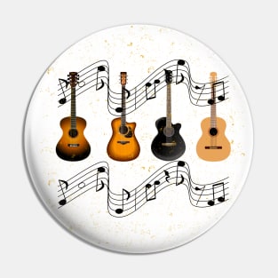 Guitars Funny Guitar Lovers,Bass Guitar Player T shirt Gift Pin