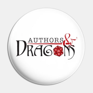 Authors and Dragons Pin