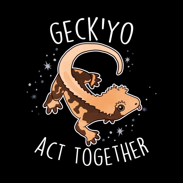 Crested Gecko'Yo Act Together by Psitta