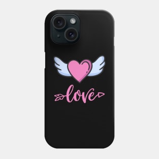 Sending my love with you. Happy Valentines Day. Phone Case