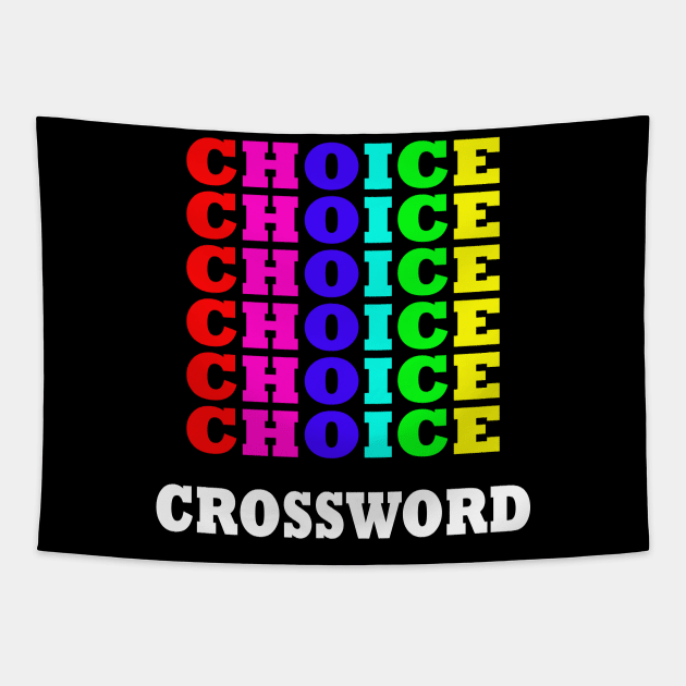 Choice Crossword Tapestry by karascom