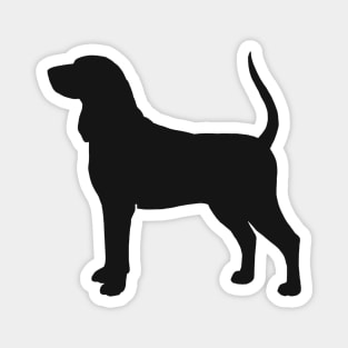 Coonhound Silhouette Magnet