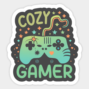 Cozy Gamer Essentials Sticker for Sale by Clefairy Creations