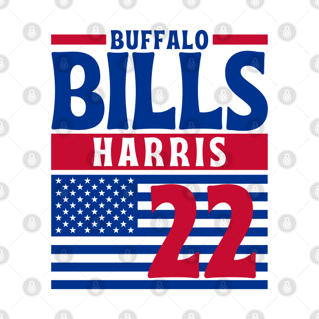 Buffalo Bills Harris 22 American Football Team by Astronaut.co