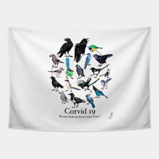 Corvid-19 Tapestry