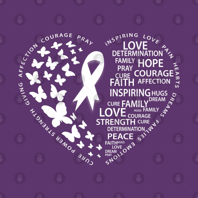 Fibromyalgia Awareness Heart by Fibromyalgia Store