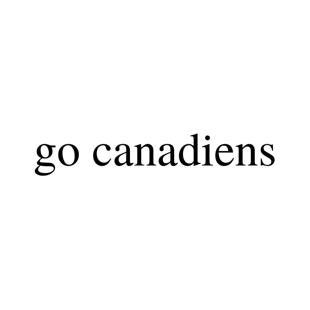 go canadians by delborg