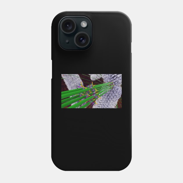 Microtubules During Mitosis Phone Case by Smart Biology