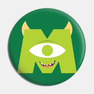 Mike Wazowski - M Pin