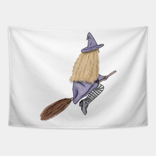 Broom Witch Tapestry