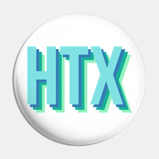 HTX in blue Pin