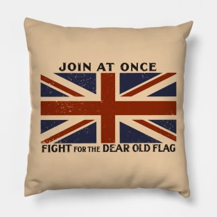 Join At Once - Fight For The Dear Old Flag Pillow