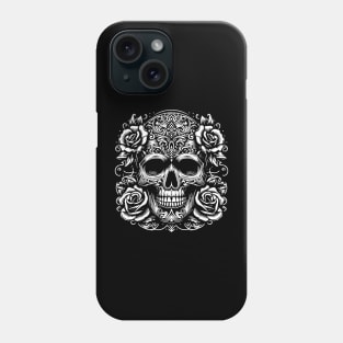 skull roses Phone Case