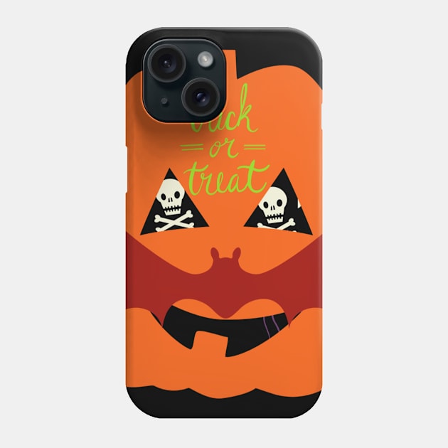 Trick or Treat Phone Case by DesignforMe