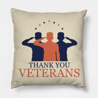 Thank You Veterans Pillow