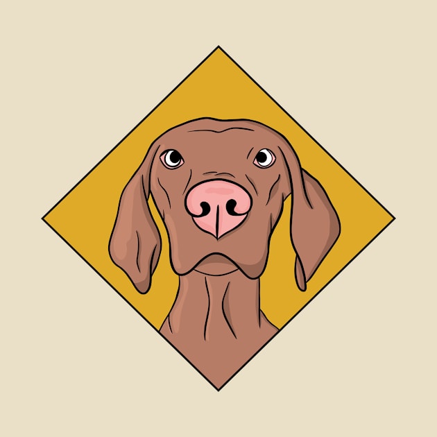 Vizsla Dog by Artmoo