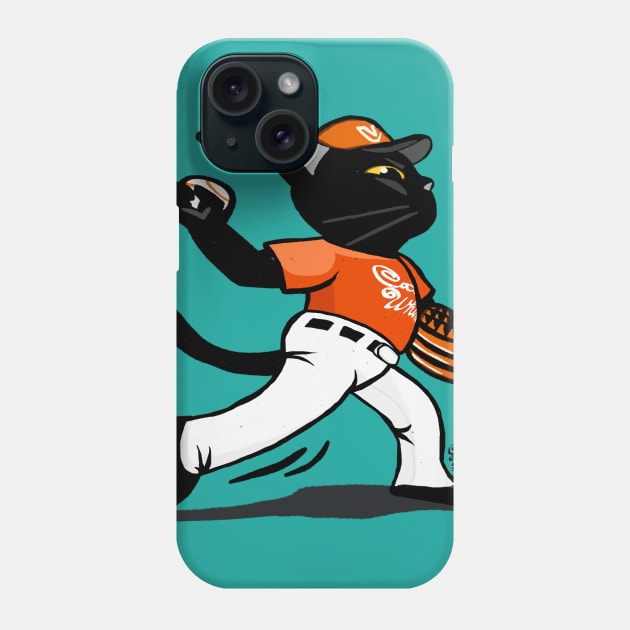 Baseball pitcher Phone Case by BATKEI