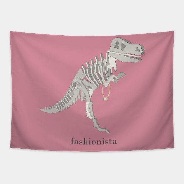 Elegant fashion dino Tapestry by Johka